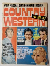 Country Western Album Magazine March 1971 Tammy Wynette Hank Williams Jr Hee Haw