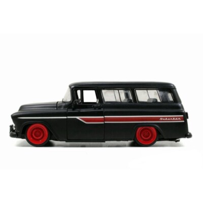 31828 Jada Just Trucks DieCast 1:24 S. 1957 Chevy Suburban (Black