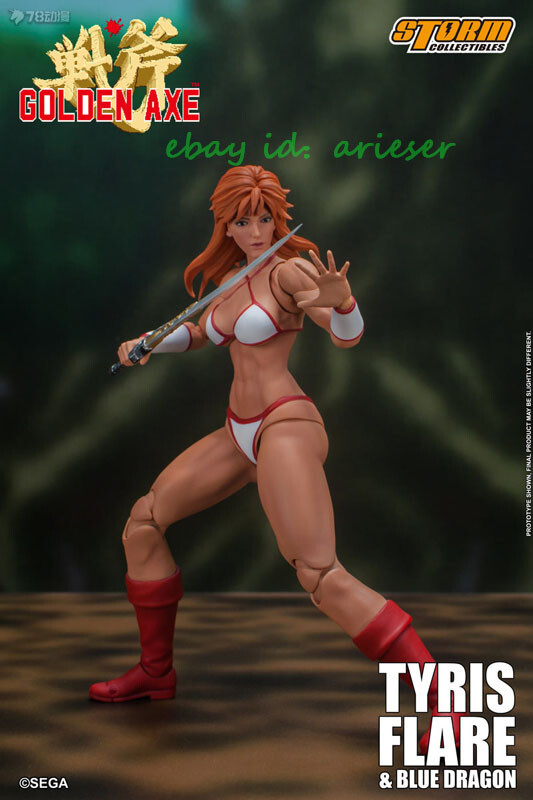 ストームコレクティブルズ ゴールデンアックス 戦斧 ティリス・フレア Storm Collectibles 1/12 Tyris Flare&Blue Dragon Golden Axe In