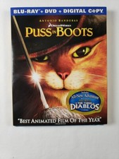 Puss in Boots Two-disc Blu-ray/DVD Comb Blu-ray New Sealed Banderas 2011
