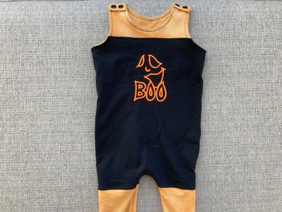 Halloween funny t shirt baby romper handmade upcycled t shirt outfit 12 months