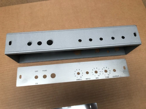 6G15 Style Steel chassis and ENGRAVED/BLACK SS  Faceplate