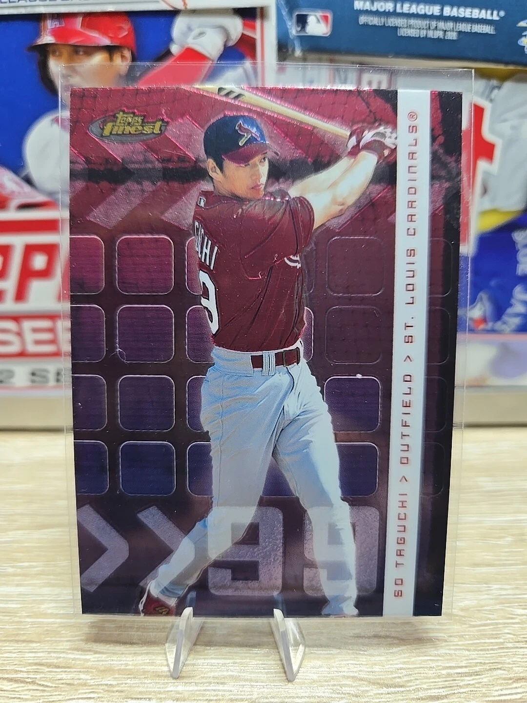 2002 Topps Finest So Taguchi Rookie #50