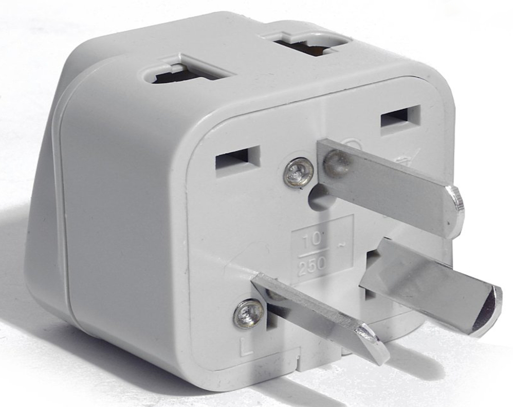 Plug Adapter 2 In 1 - Australia New Zealand China Adapter