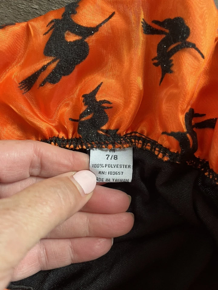 Disfraz de sombrero con aro de brujas de lujo para niñas 7-8 k3 Foto 3 de 4