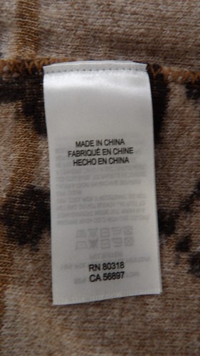 Lucky Brand Brown Navajo Aztec Southwestern Open Front Cardigan Sweater Small - Picture 8 of 15
