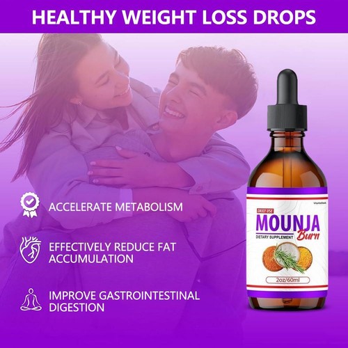 60Ml For Mounja Burn Drops Burn Weight Loss Max Strength Supplements-! - Picture 6 of 9