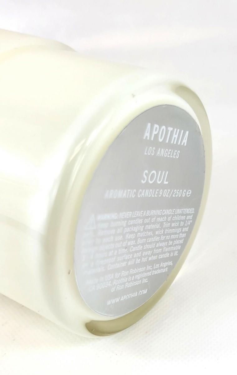 Apothia Los Angeles SOUL Luxury Aromatic Scented Candle 9 oz