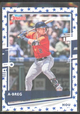 2020 Panini Donruss Nickname Variation Independence Day Stars A-Breg Alex