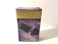 NOS Radio Shack VHS-C Pro High Grade Camcorder Video Cassette 30/90 Minutes E4