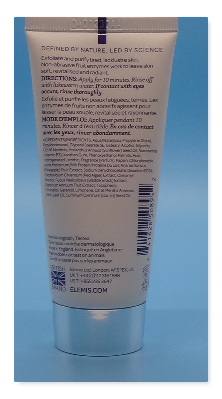 ELEMIS Papaya Enzyme Peel Enzymatic Cream Exfoliator, 1.6 OZ/50 ML