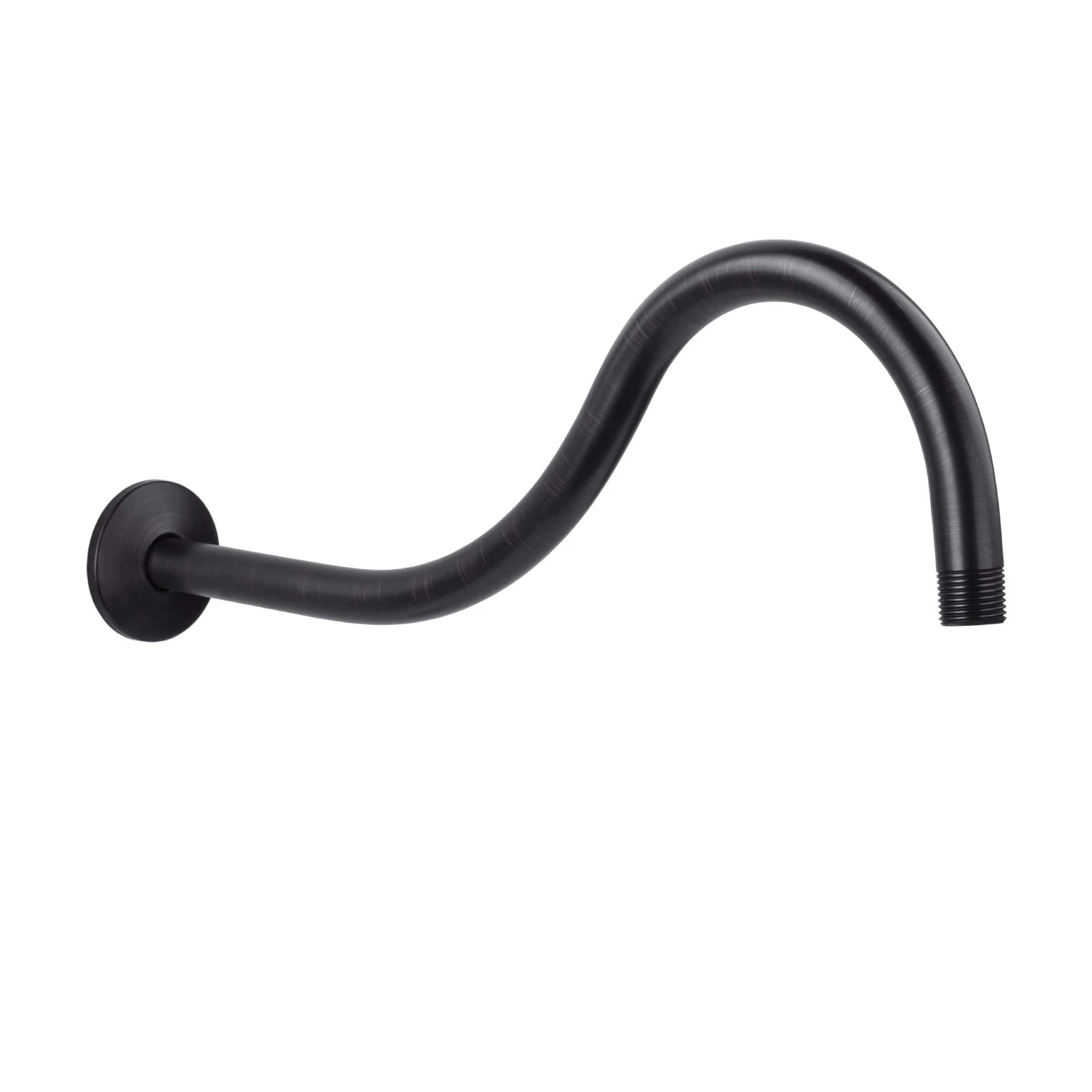 16 Inc Shower Head Extension Arm Oil Rubbed Bronze Finish High Arc Long