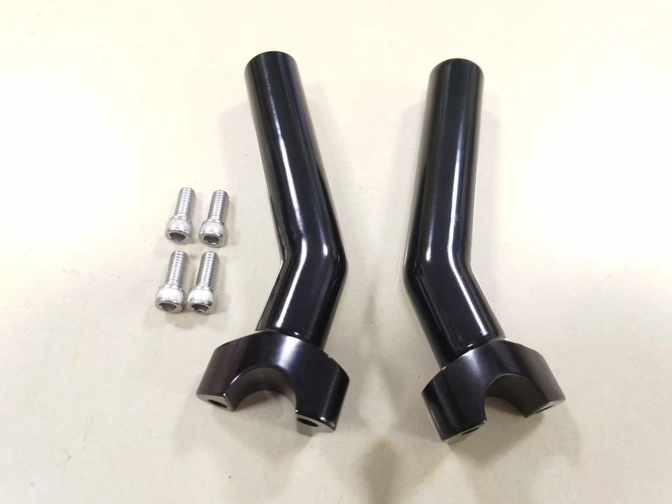 6.5" Handlebar Risers For Harley Softail Fat Boy Wide Glide FXWG Super Glide FXR Foto 2 de 4