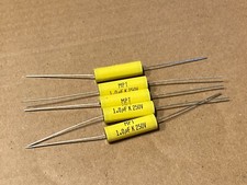 5 New 1 uF 250V Supertech MPT Film Audio Signal 1.0 Crossover Capacitors Qty 