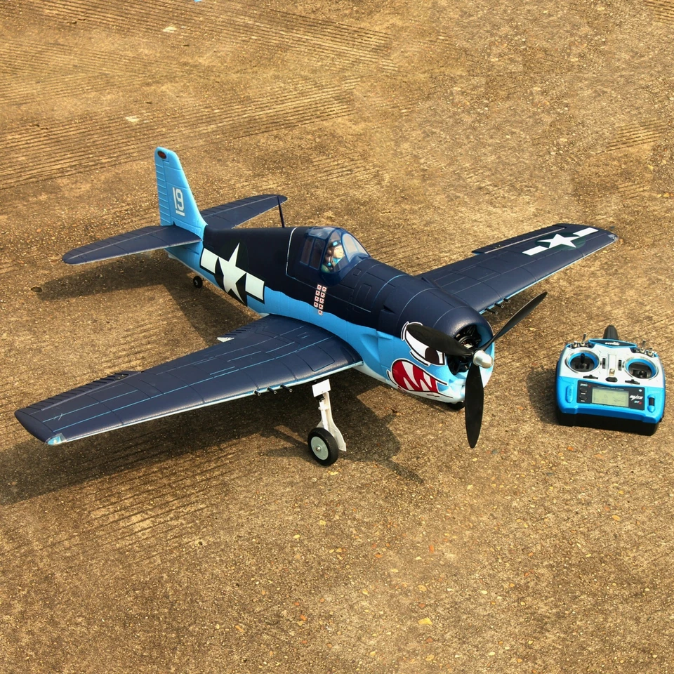 Dynam F6F Hellcat V2 4S RC Warbird Plane 1300mm w/ Flaps - Image 4 of 4