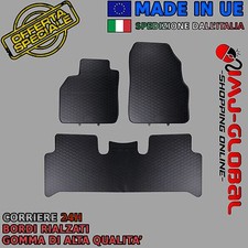 SET TAPPETINI TAPPETI PER RENAULT SCENIC 2 II ( 2003-2009 ) SU MISURA IN GOMMA