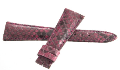 Zenith 20mm x 14mm Pink Lizard Leather Watch Band Strap 20-502