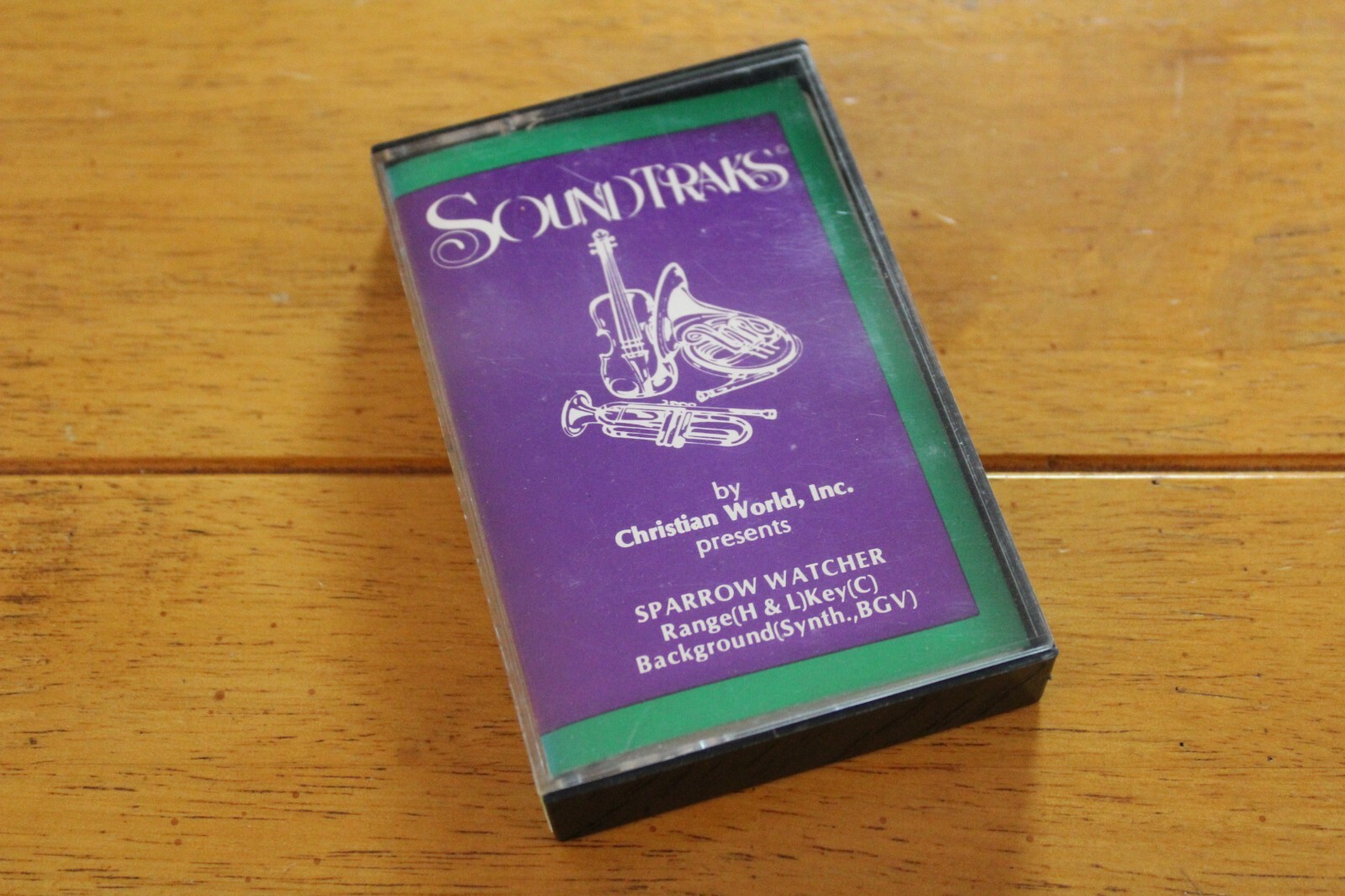 SPARROW WATCHER SOUNDTRAKS PERFORMANCE TRACK ACCOMPANIMENT CASSETTE W/ LYRIC