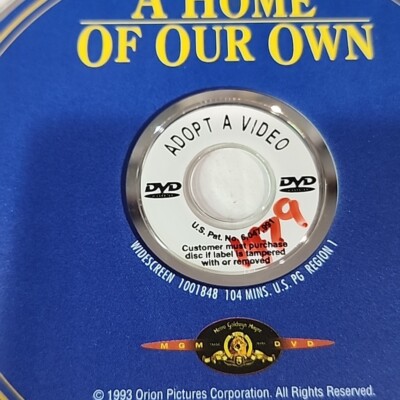2001 A Home of Our Own DVD Disc Kathy Bates Edward Furlong