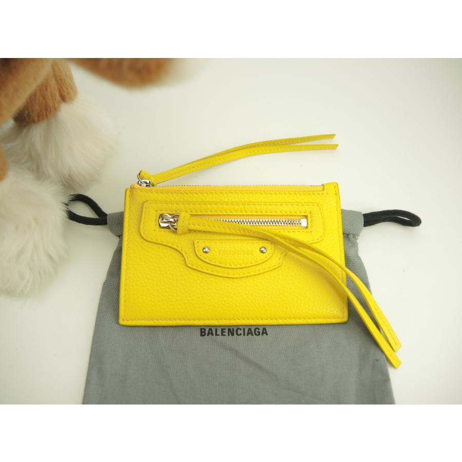 小物 BALENCIGA classic click coincase Balenciaga Coin Case with Card Pocket Neo Classic Leather