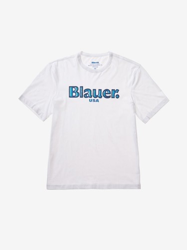 BLAUER T SHIRT UOMO MOD.004547 M.CORTA TG XL COL.WHITE EURO 39.00 - Foto 2 di 2