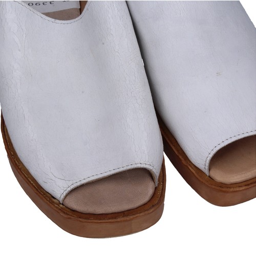 Chaussures femmes MOMA 37 EU sandales blanc cuir DT672-37 - Photo 3 sur 3