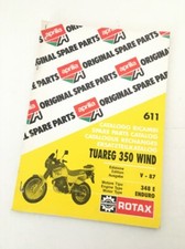 CATALOGO RICAMBI MOTORE ROTAX ORIGINALE APRILIA TUAREG 350 WIND 1987