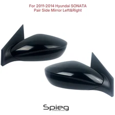 Pair Door Side Mirror for 2011-2014 Hyundai SONATA with Power Heated PTM 5pin