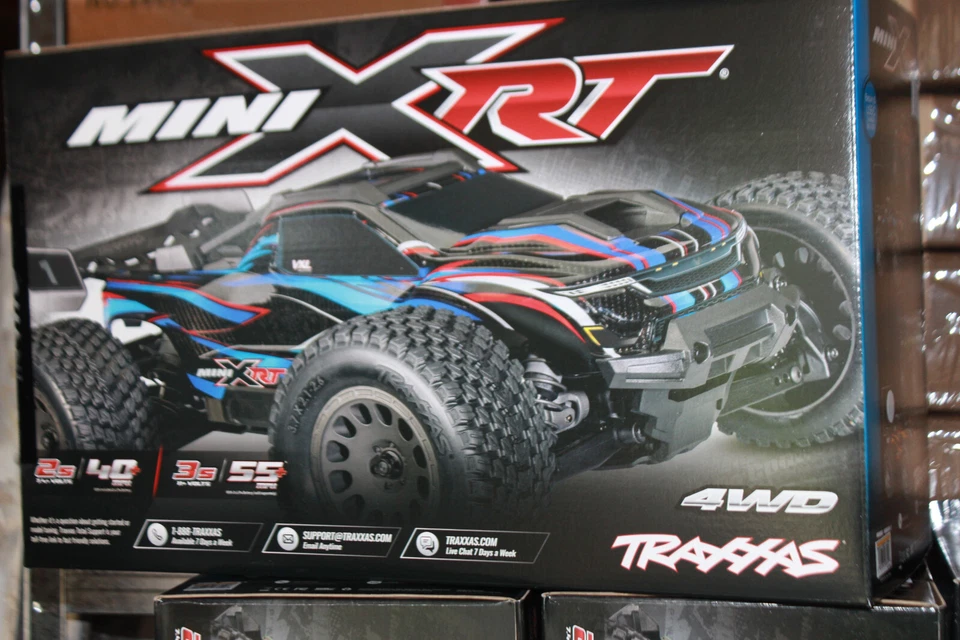 Traxxas TRX 108076 -1 blau  BLUE Mini XRT VXL-3S Brushless 1:16 NEU OVP - Bild 4 von 4