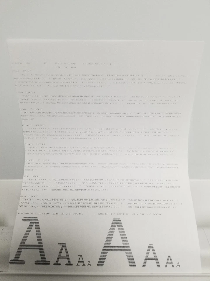 OKI Microline 620 Dot Matrix Printer Parts (Prints No Good, No Trays & Roller) - Image 3 of 4