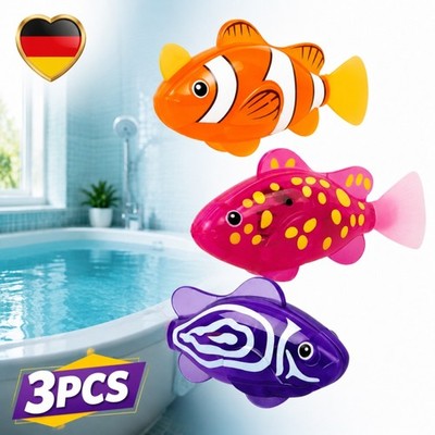 Swimming Fish Bath Toy,Robo Fisch Katze Spielzeug,Elektronischer Haustier Fisch