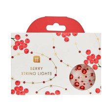 Christmas Berry String LED Lights by Talking Tables 3 Metres (9.8Ft), Decoration