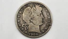 1908 O US Half Dollar Silver Coin - Barber Half Dollar- KM#116
