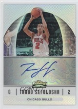 2006-07 Topps Finest Rookie Rookie Refractor Auto Thabo Sefolosha #62 Auto 9hb