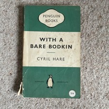 WITH A BARE BODKIN - CYRIL HARE- PENGUIN #1007 1ST edition 1954