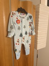 New Newborn Magnetic Me Snow Excited Convertible Coverall Disney Holiday Print