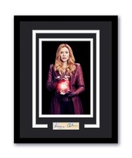Elizabeth Olsen Autographed 11x14 Framed Photo Scarlet Witch Wanda ACOA