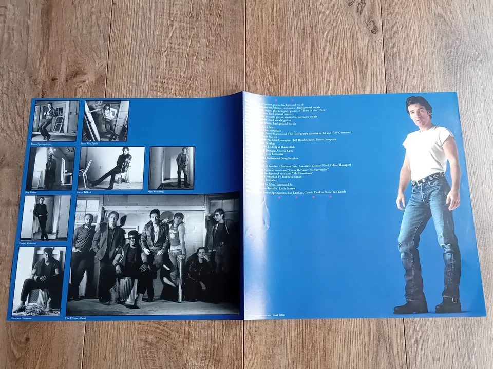 BRUCE SPRINGSTEEN - BORN IN THE USA LP 1984 OBI INSERTS JAPAN COVER IN SHRINK NM - Image 3 of 4