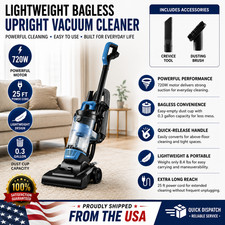 Mainstays Lightweight Bagless Upright Vacuum Cleaner With Brush And Crevice Tool Mainstays Lightweight Bagless Upright Vacuum Cleaner With Brush And Crevice Tool