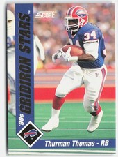 1992 Score #3 Thurman Thomas Gridiron Stars