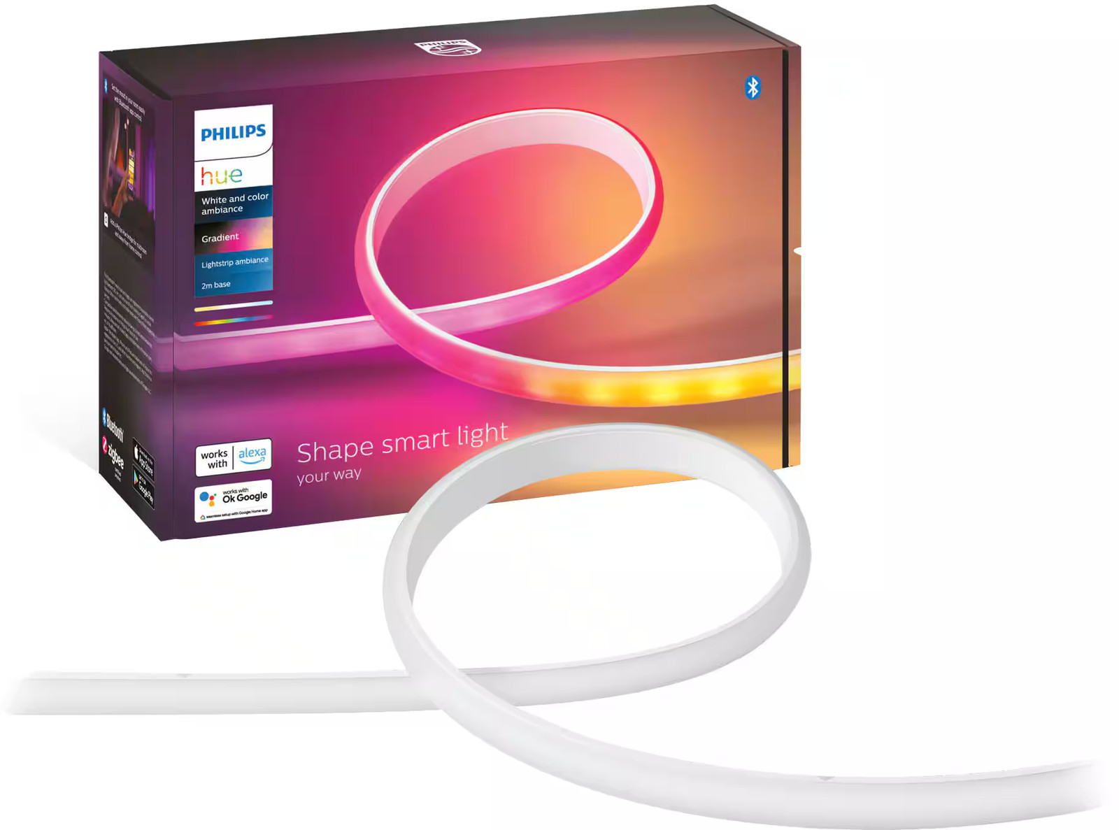 Базовый комплект Philips - Hue Ambiance Gradient Bluetooth Lightstrip с 80-дюймовой подсветкой - Multi 39490₽