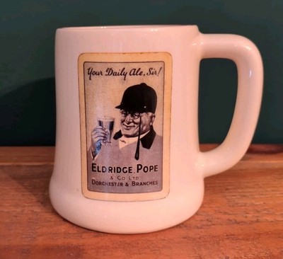 Eldridge Pope & Co Ltd Dorchester Keramik Bier Ale Krug Pub Bar Breweriana