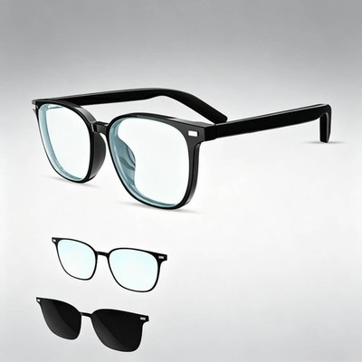 Smart Glasses Wireless Bluetooth Glasses - Work-Magnetic lens replacement
