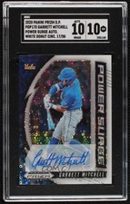 2020 Prizm Draft Picks White Donut Circle 17/50 Garrett Mitchell Auto 0jy4