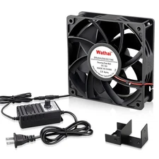 Wathai AC 110V 240V 120mm x 38mm Muffin Fan with Variable Speed Controller fo...