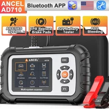 ANCEL AD710 Car OBD2 Scanner Diagnostic Tool Code Reader Battery Tester ABS SRS