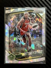 2025-26 Panini Prizm WNBA Cracked Ice Brittney Sykes Seattle Storm #121
