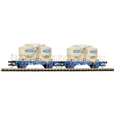 Piko 1:120  TT 47682  2er-Set Zementsilowagen Soda der DB AG wie Neu in OVP