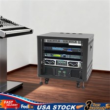 9U Rolling Server Rack Locking Network Cabinet Box Data Enclosure