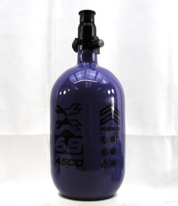 Used HK Army Paintball 68ci/4500psi HPA Compressed Air Tank Purple 03/24 Date